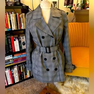 Reitmens Plaid Trench Coat